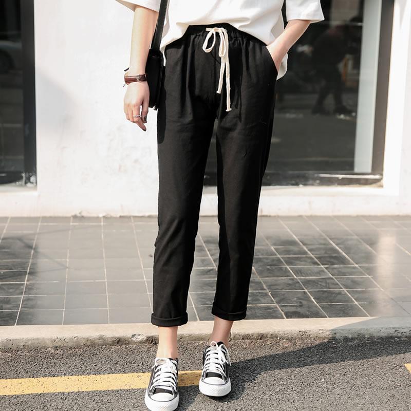 [HCM]QUẦN JOGGER KAKI NỮ ỐNG SUÔN LƯNG THUN