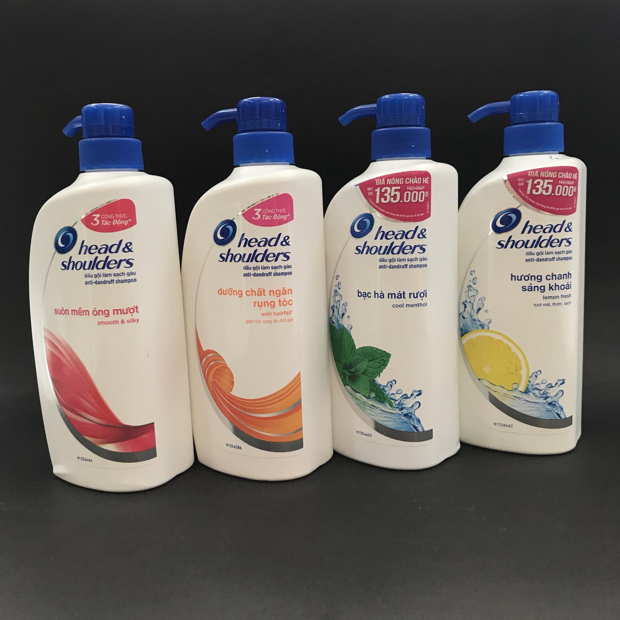 Dầu gội Head & Shoulder 625ml ( Chanh , Suôn Mượt , Chống rụng , Da Đầu Ngứa )