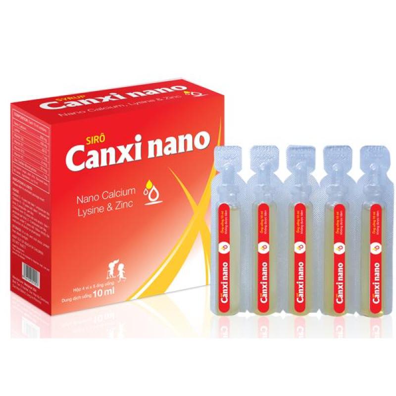 Thực phẩm Siro Canxi Nano - Tăng chiều cao, phòng loãng xương, còi xương cho bé 2 tuổi trở lên, phụ nữ có thai và cho con bú