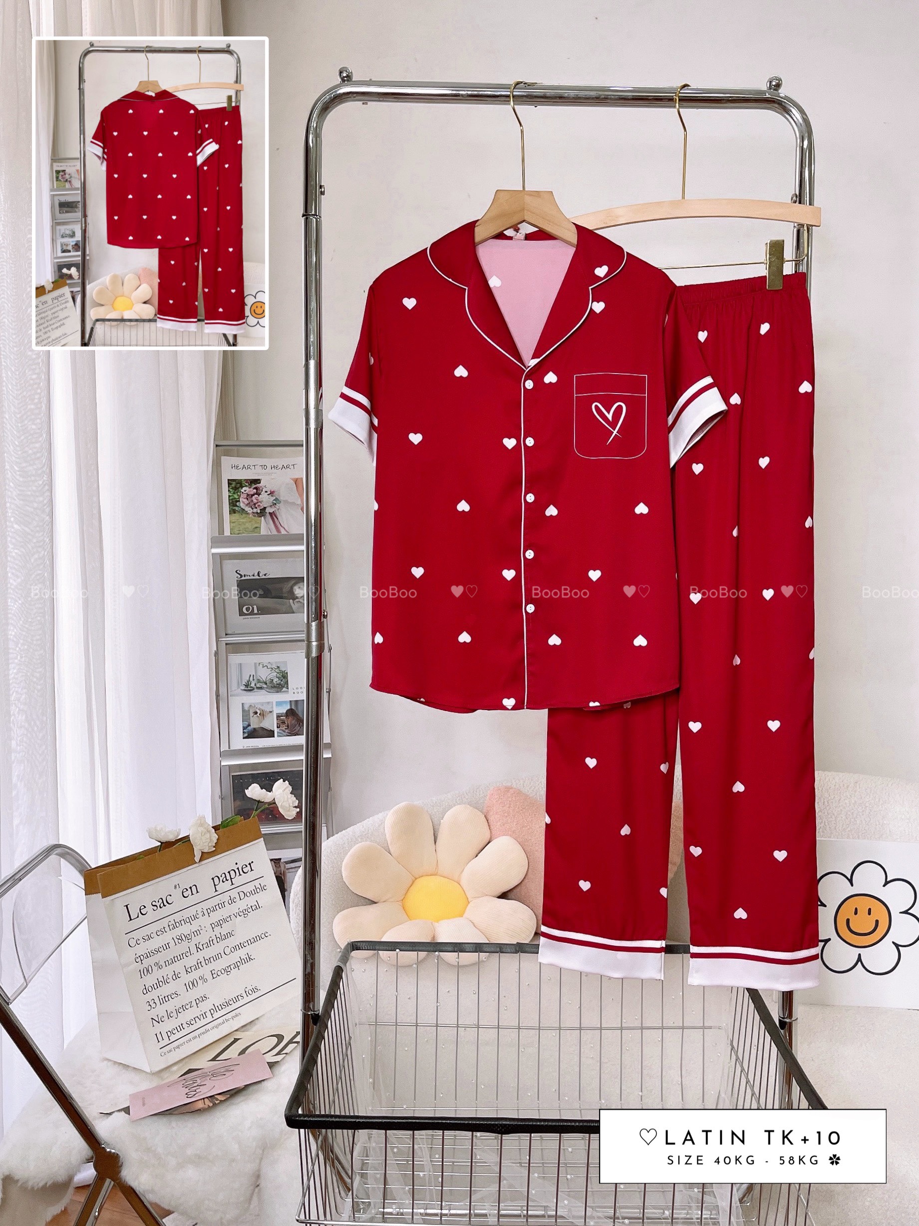 - pijama mặc nhà booboo lụa latin 40-58kg