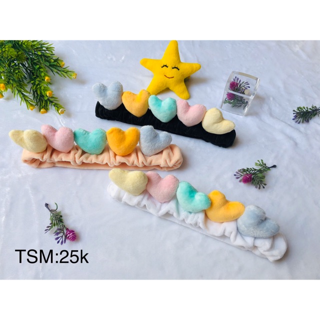 [HCM]Băng đô trái tim sắc màu