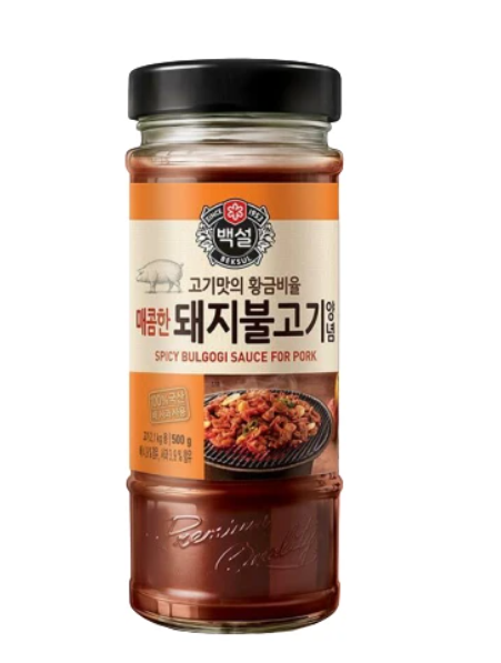 Sốt ướp thịt heo không cay beksul hàn quốc 500g