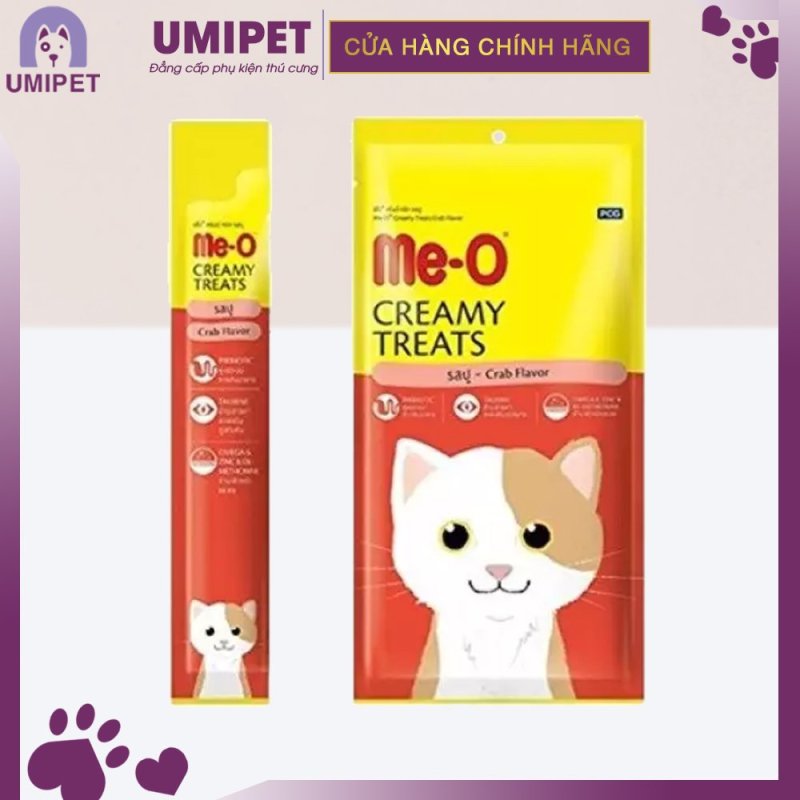 Súp thưởng Pate cho Mèo UMIPET - Bổ sung các dưỡng chất cần thiết với Súp thưởng pate Me-O - 1 tuýp