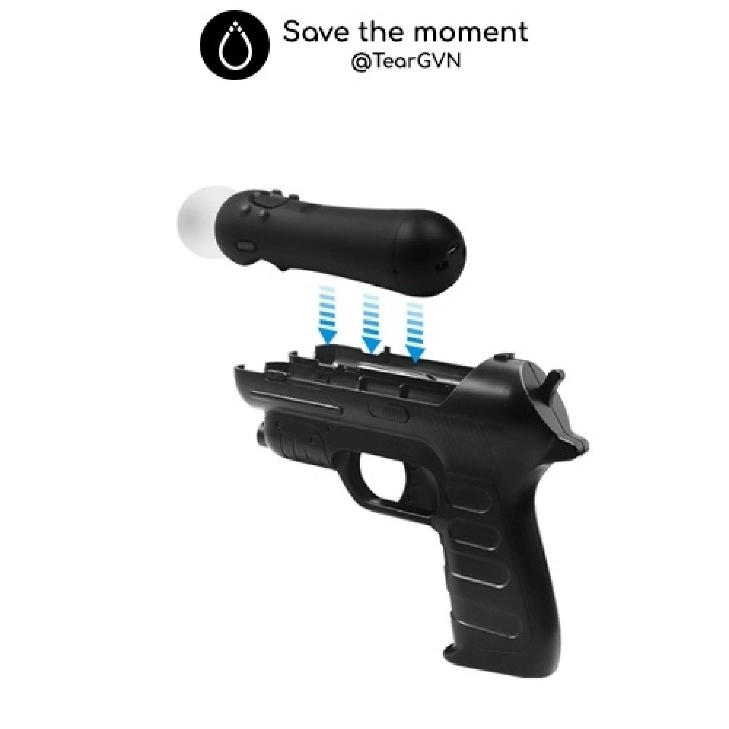 Light Gunn Shooting Game Move Motion Controller IPLAY cho PS3 / PS4 - bộ 1 cặp
