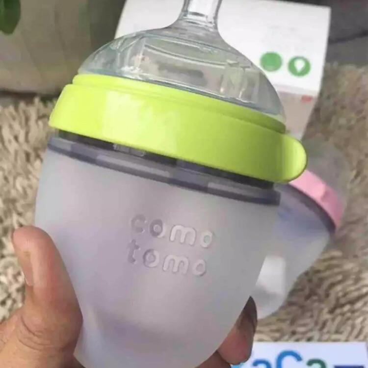 Bình sữa comotomo 150ml núm 1 tia siêu mềm dành từ 0 tháng tuổi