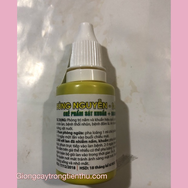 CHẾ PHẨM SÁT KHUẨN + NANO BẠC (HÙNG NGUYỄN-ĐÀ LẠT)