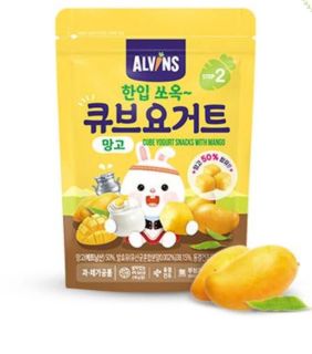 [HCM] Sữa chua khô sấy lạnh Alvins chính hãng Hàn Quốc Vị Xoài cho bé 8M+ - LeVyStore - TheGioiHangNhap thumbnail