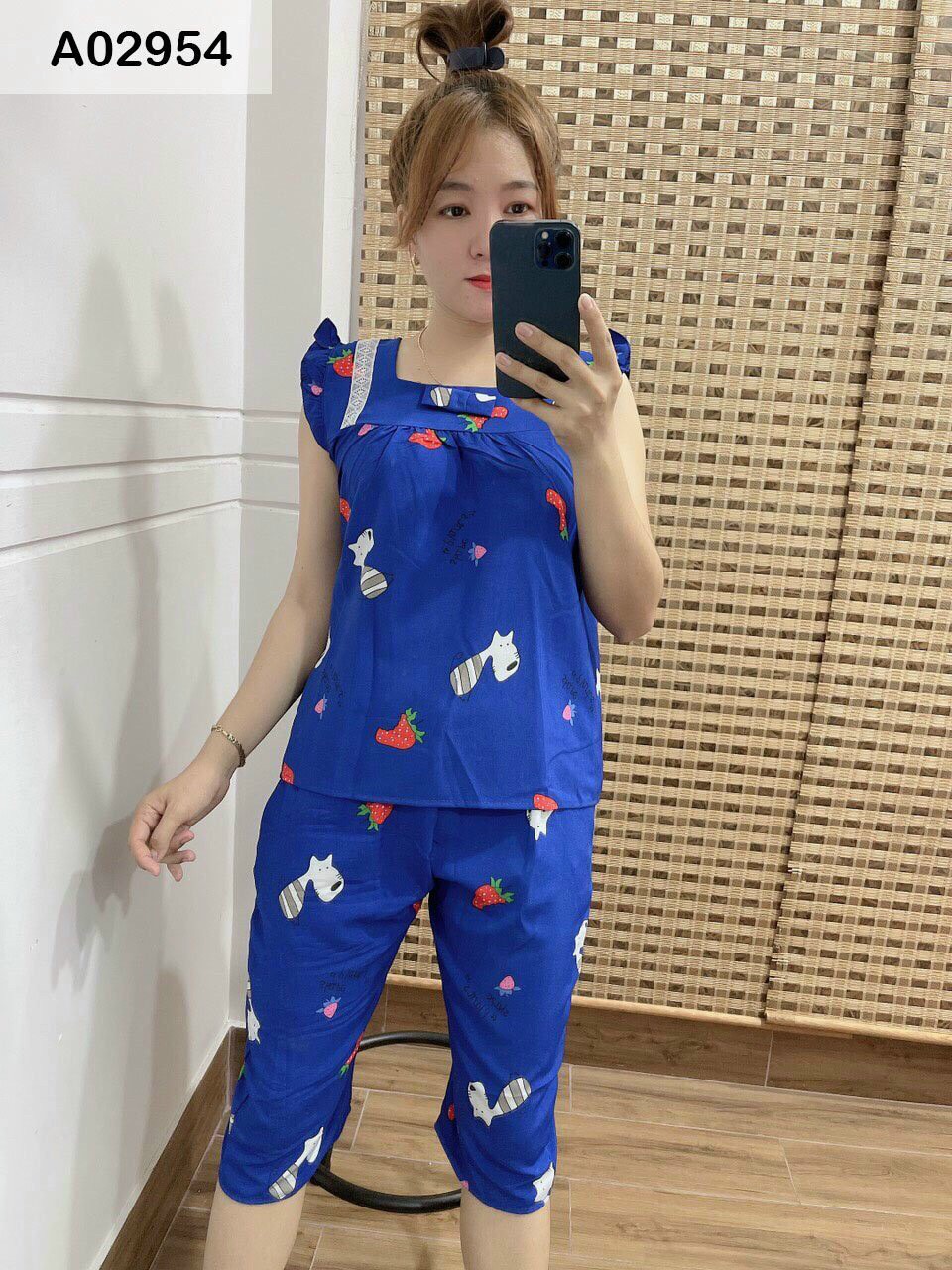 Set Bộ Kate Lụa Lững Dễ Thương