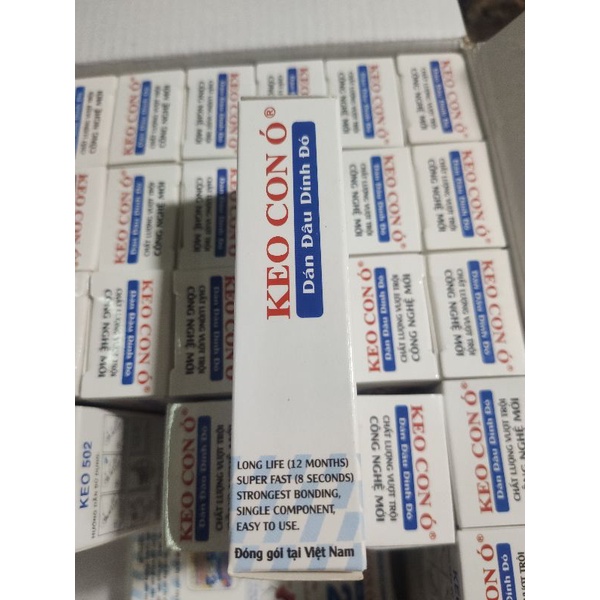 Keo Dán Sắt Cao Cấp Con Ó - Keo 502 Cao Cấp Asian