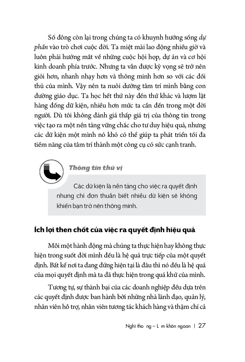 Fahasa - Nghĩ Thoáng - Làm Khôn Ngoan
