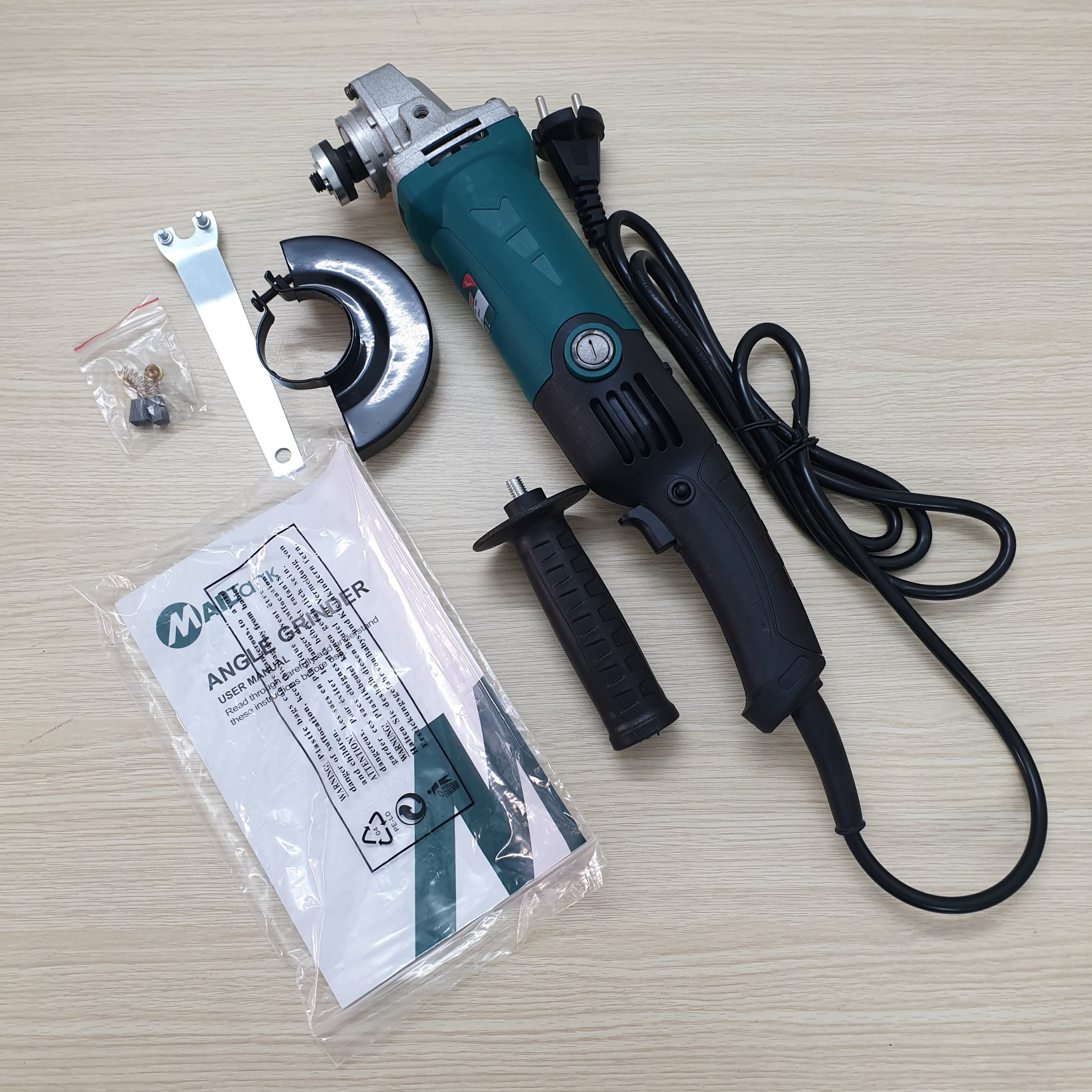 Máy mài cắt Mailtank công suất 950w mài đuôi dài cầm tay đường kính lưỡi 100mm máy mài góc đa năng motor ruột đồng tặng kèm lưỡi cắt