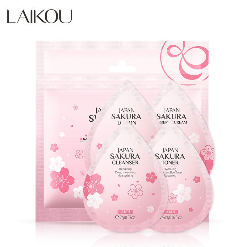 Set 4 món dưỡng da hoa anh đào Laikou