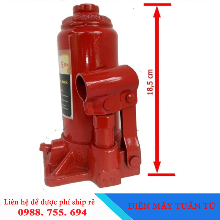 CON ĐỘI THỦY LỰC 6 TẤN - KÍCH THỦY LỰC 6 TẤN