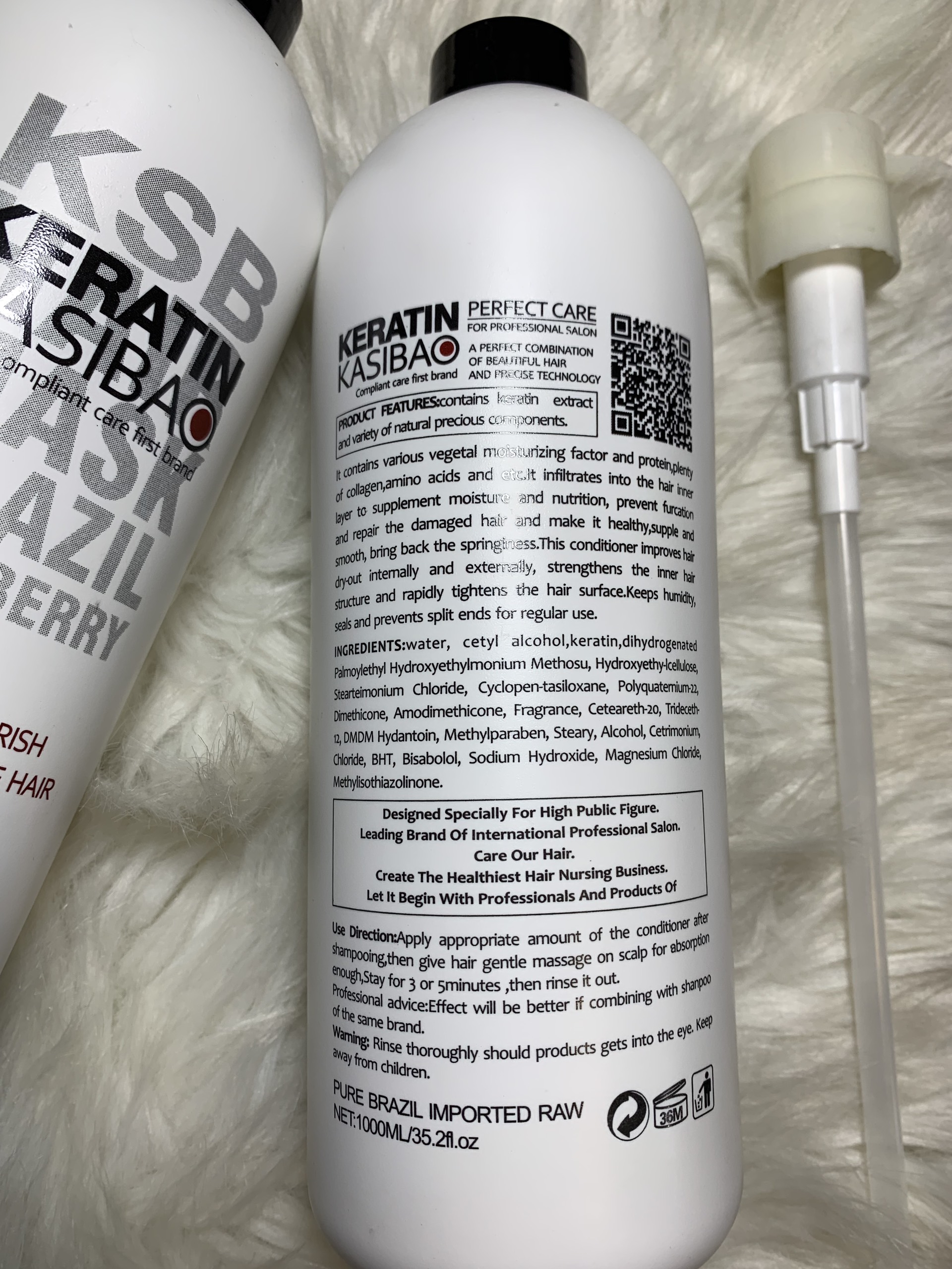 Hấp Dầu Keratin Kasibao KSB 1000ml Hấp Siêu Bóng Mượt