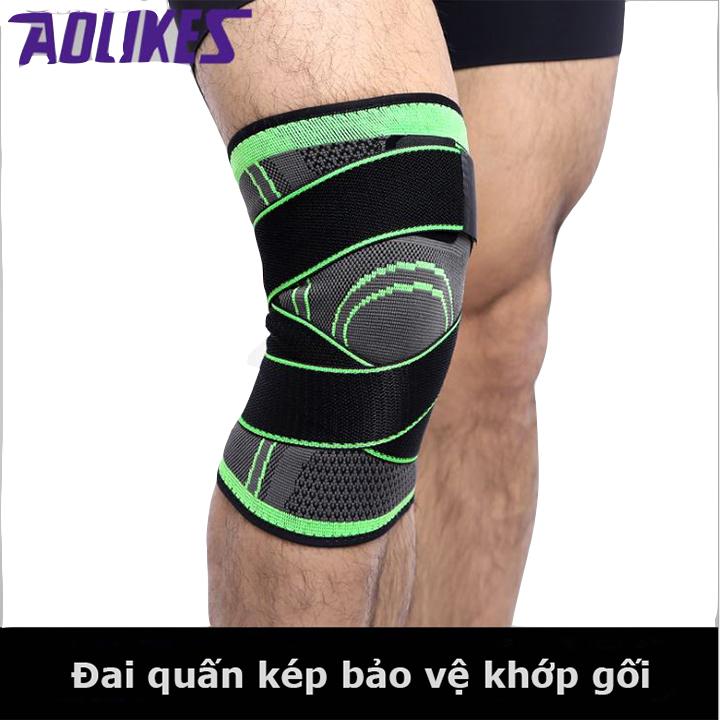 [HCM]Đai hổ trợ đầu gối Aolikes HX7720 (1 đôi)
