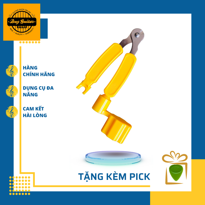 Kềm cắt wire đàn guitar repair tool guitar 3 in 1 multi-purpose cutting nippers wire sleeve dial up rope grab latch single guitar store accessories guitar good price