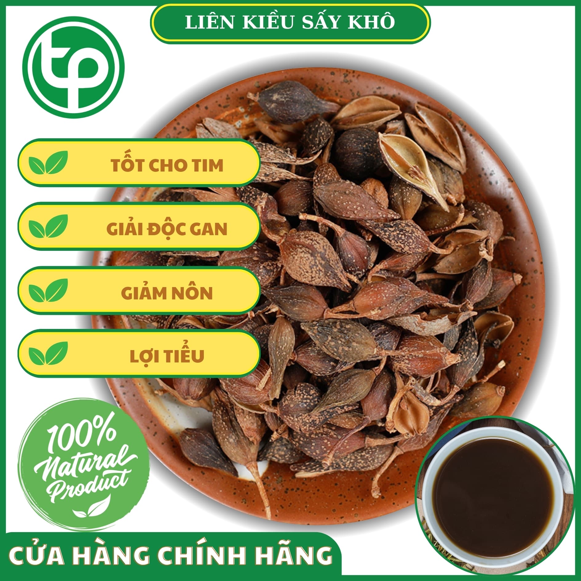 Liên kiều khô 100g - Thảo Dược Tấn Phát