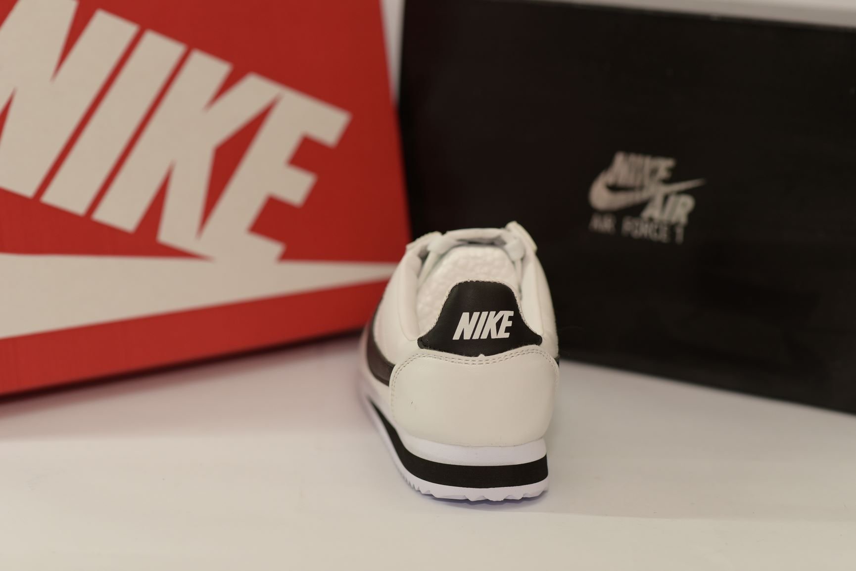[Siêu Sale] Giày Sneaker Nam Nữ Cortez Trắng Đen (Fullbox+ Tặng hộp bảo vệ box)