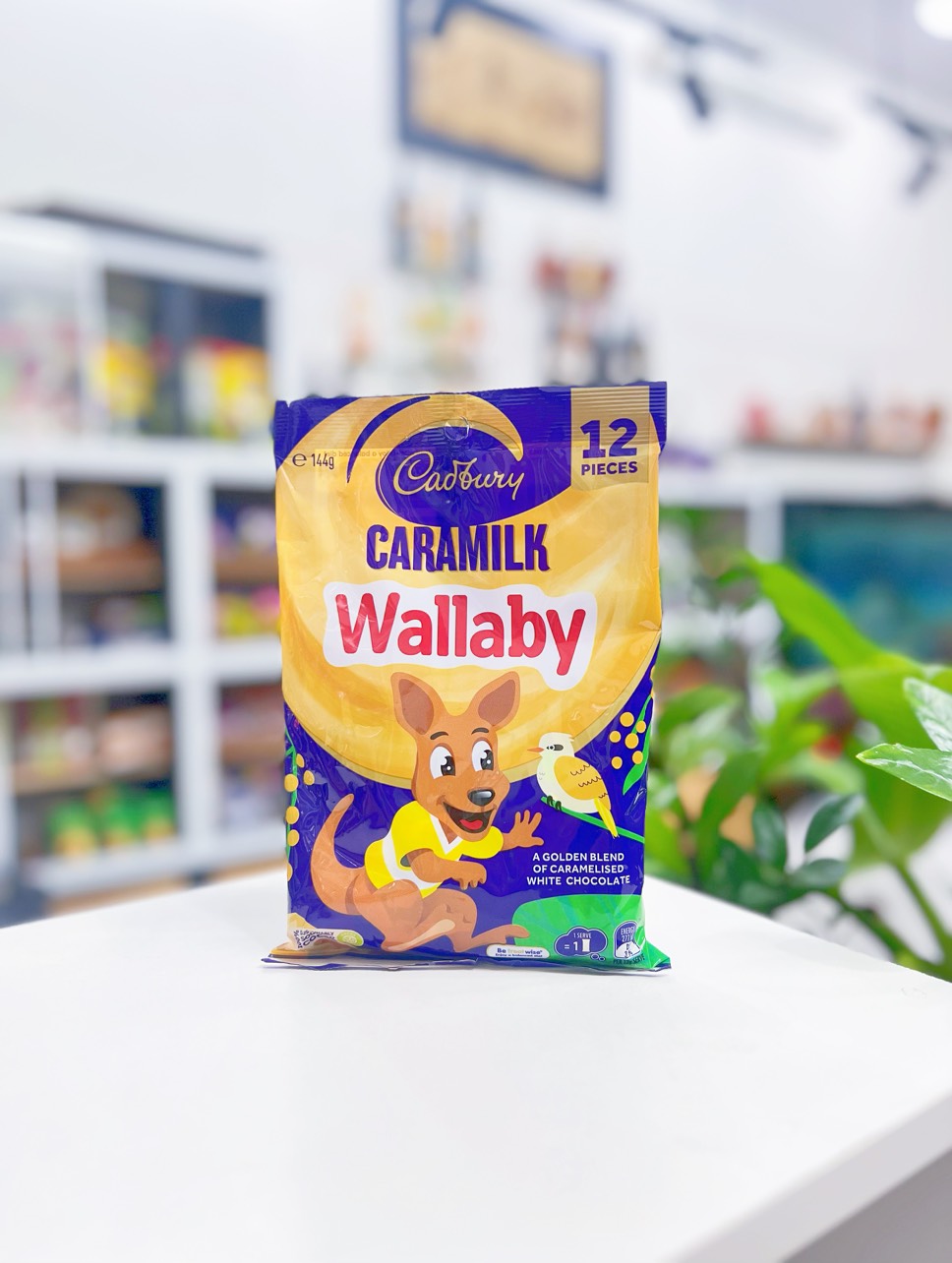 (HÀNG ÚC) Kẹo socola (chocolate) CADBURY CARAMILK Wallaby/ Crunchie Bites gói 12pcs