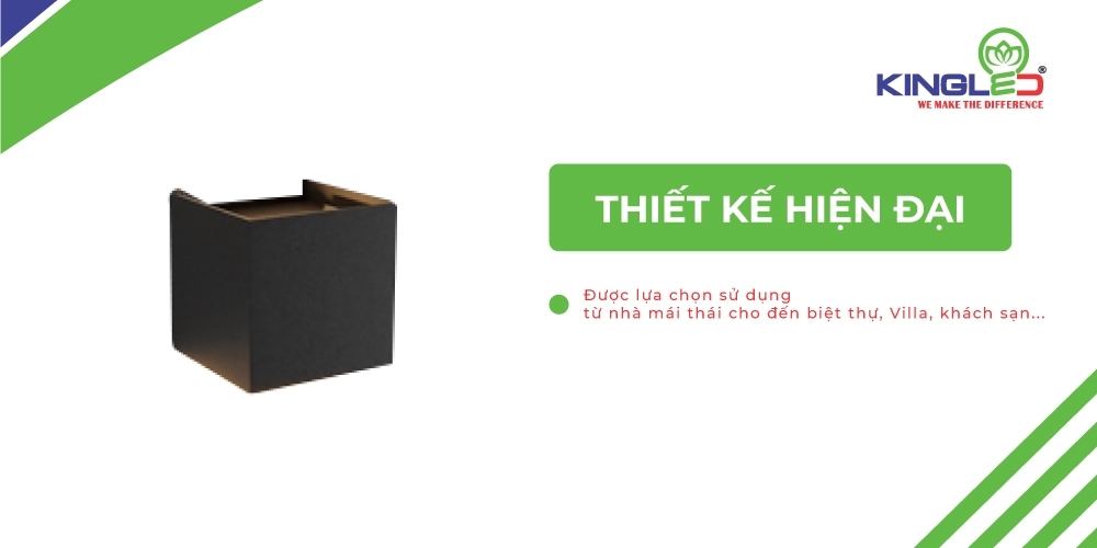 Đèn Tường Led LWA901A - BK/WH Kingled