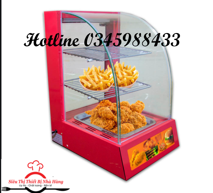 [Trả góp 0%]tủ trưng bày giữ nhiệt thực phẩm đa năng 1 khay