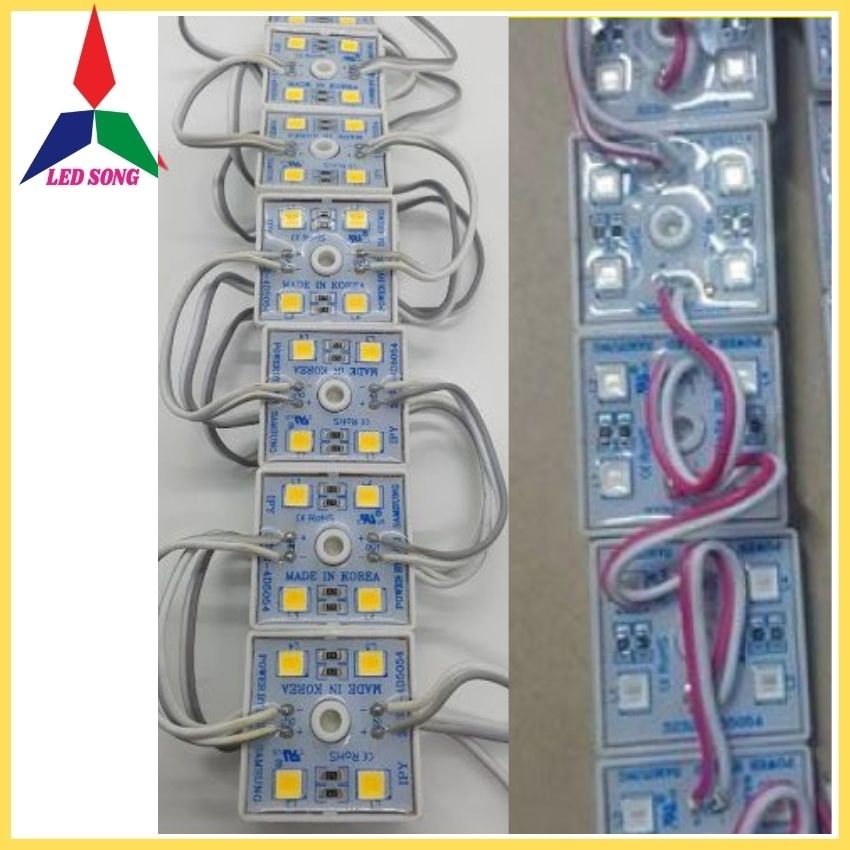 Led Hắt 4 Bóng 5054 Siêu Sáng 12v Dây 20 Modul