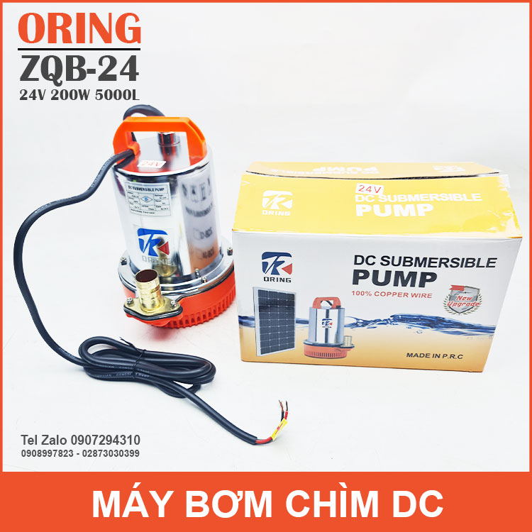 Máy bơm chìm DC 24V 200W ORING