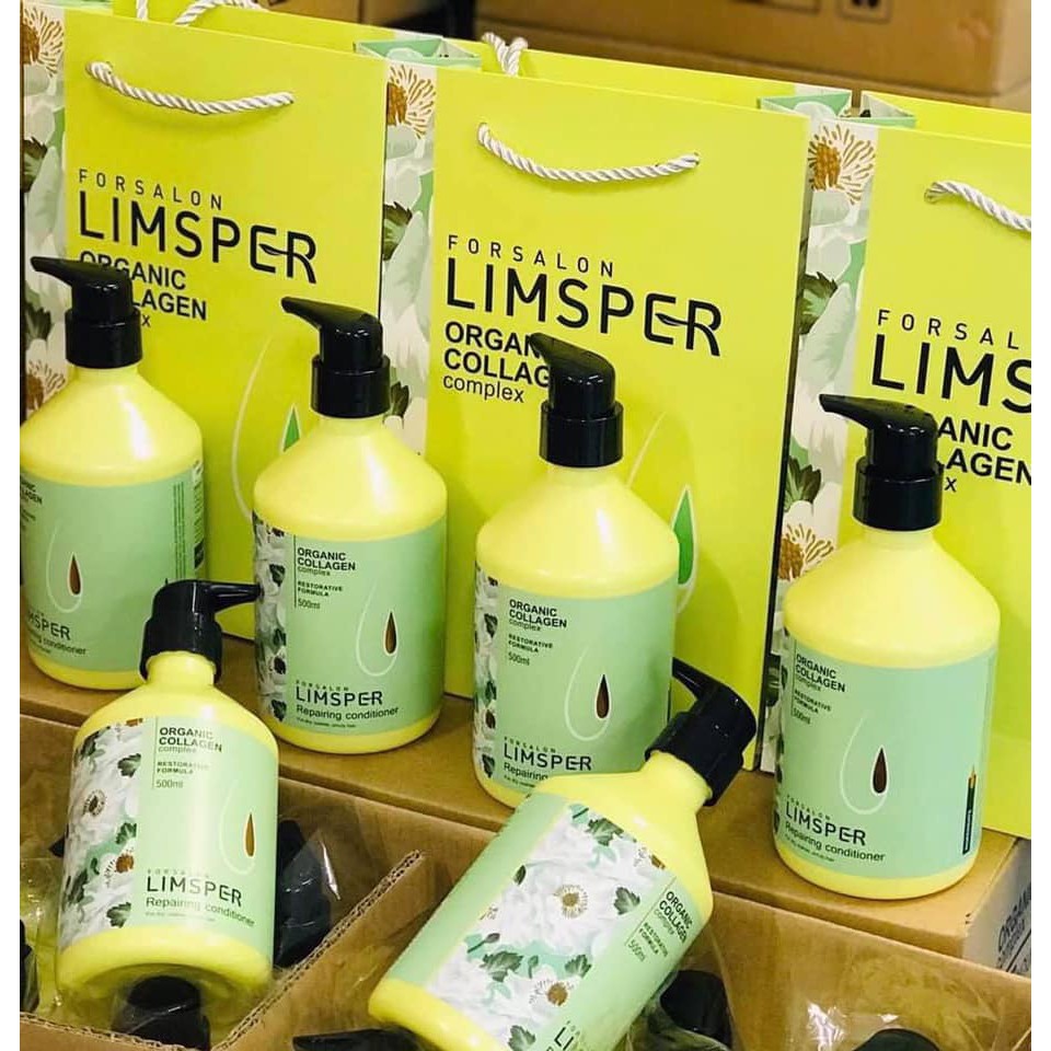 Cặp dầu gội xả siêu mượt limsper