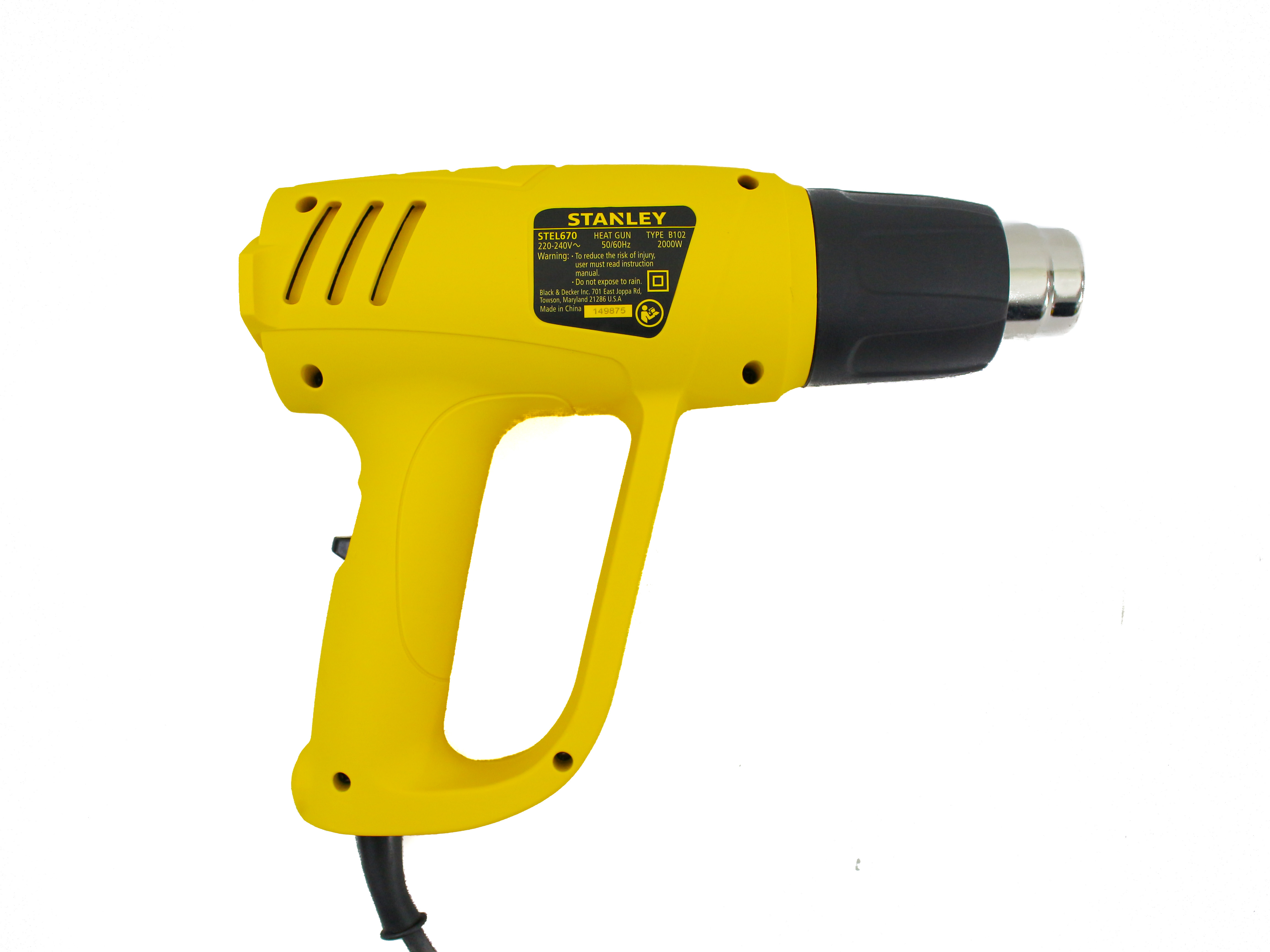 Máy thổi hơi cầm tay 2000W Stanley STEL670- B1