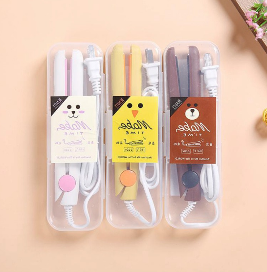 Portable Mini hair straighteners make time Compact