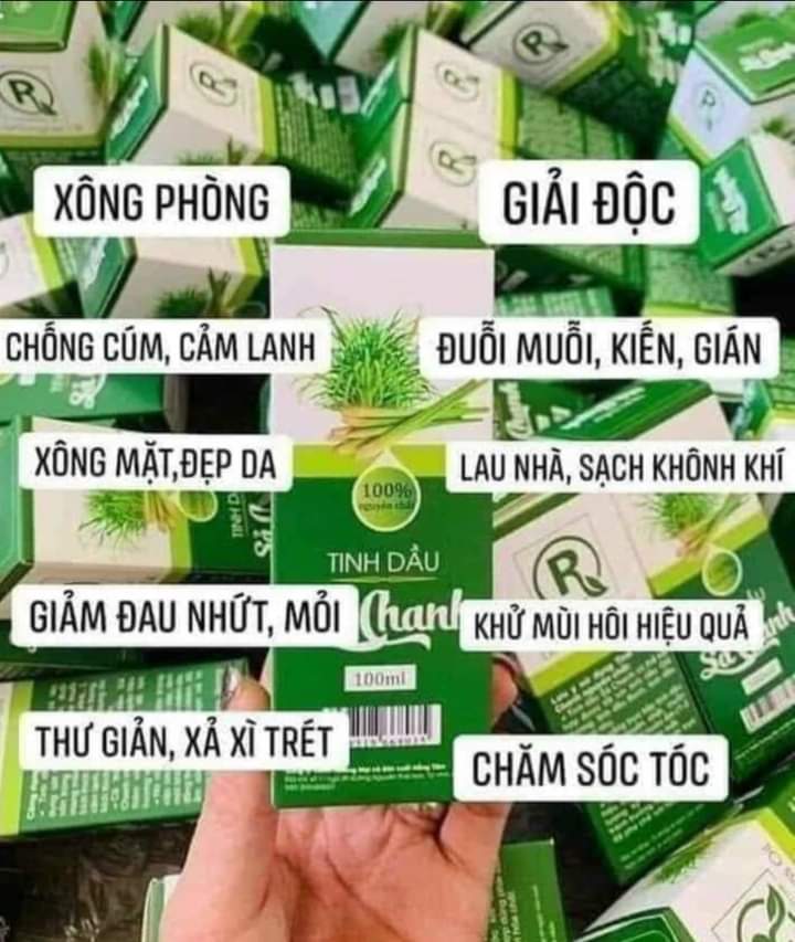 Combo 2 chai tinh dầu sả chanh