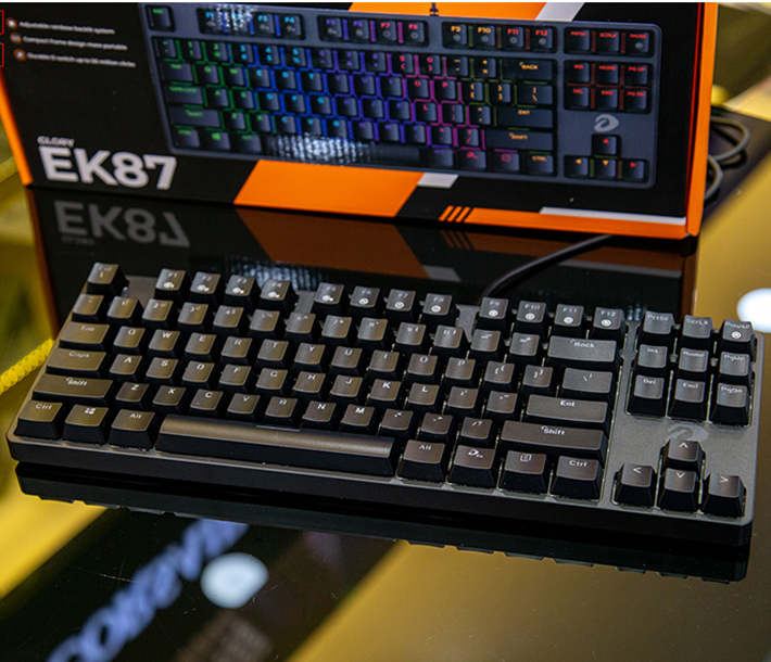 Bàn phím Cơ DARE-U EK87 Rainbow