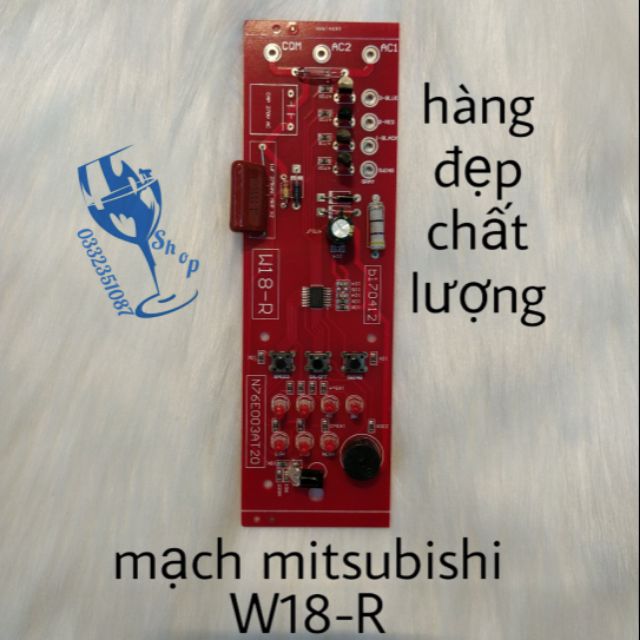 Mạch mitsubishi W18-R hàng đẹp nhận khiển zin luôn