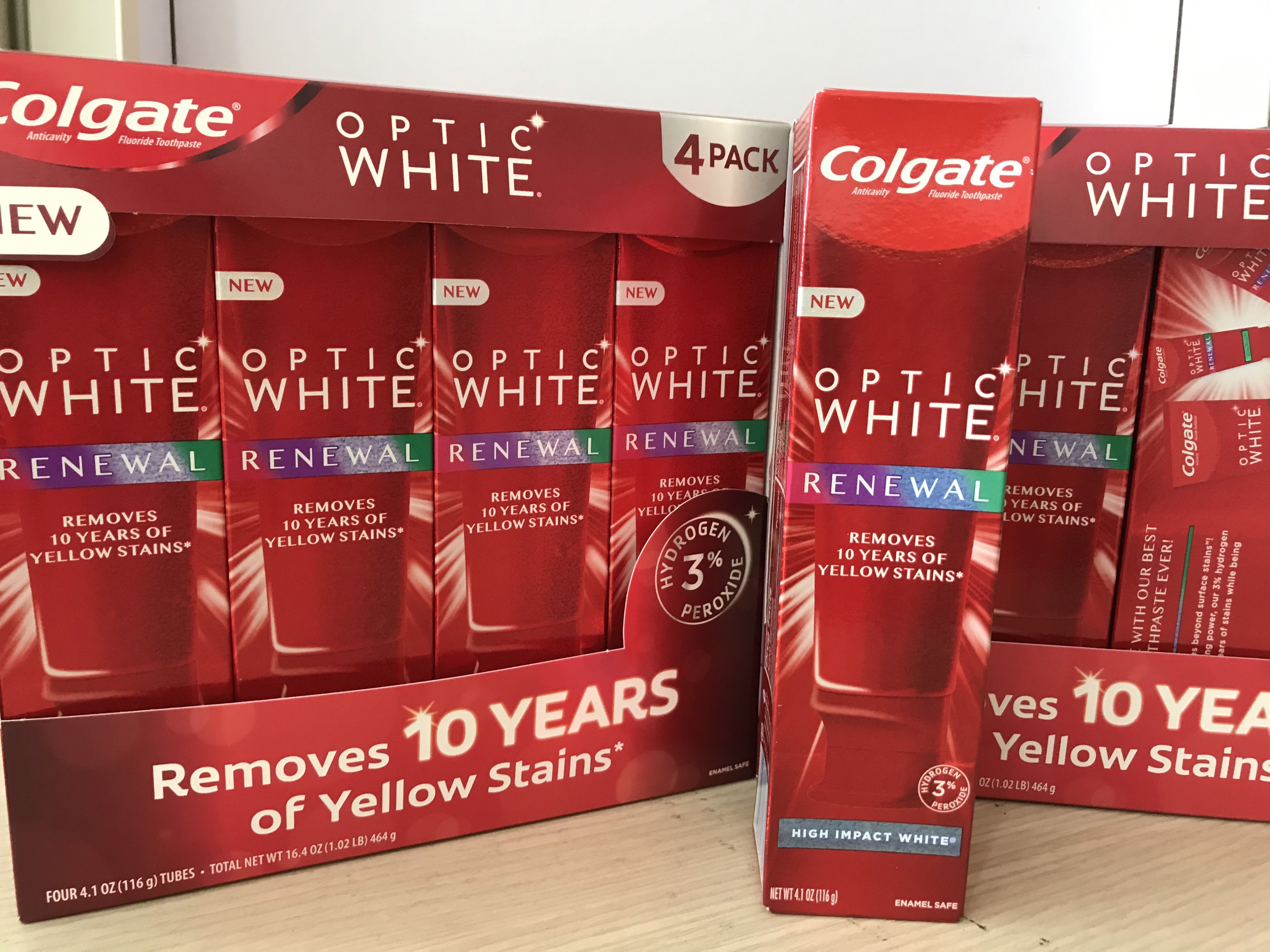 [HCM]Kem đánh răng Colgate Optic White Renewal (1 TUÝP 116g) - Hàng Mỹ