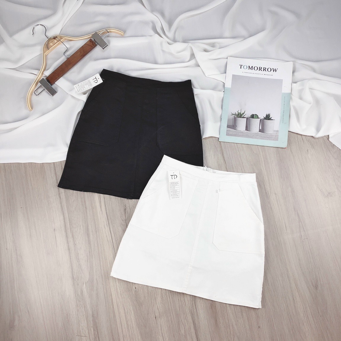 Chân Váy Chữ A💥𝑭𝑹𝑬𝑬𝑺𝑯𝑰𝑷💥Chất Kaki,Misol Boutiques