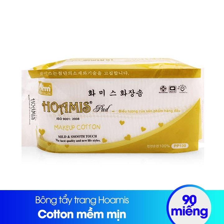 Bông tẩy trang Hoamis 90 miếng