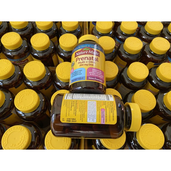 VITAMIN BÀ BẦU PRENATAL MULTI DHA NATURE MADE ( 150 VIÊN )