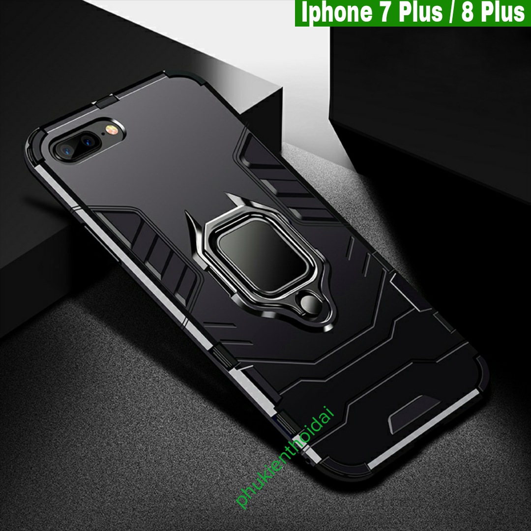 Ốp lưng Iphone 7 Plus / Iphone 8 Plus dùng chung chống sốc Iron Man Iring siêu bền