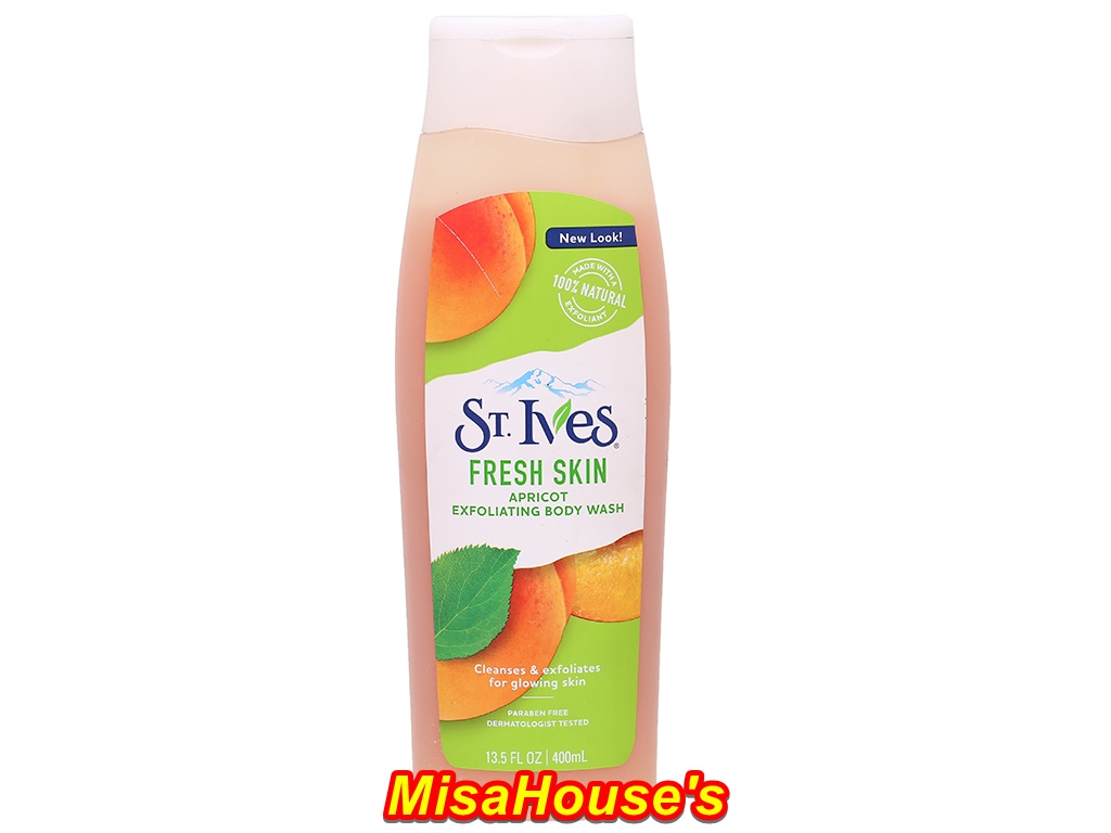 Sữa tắm dưỡng da St.Ives Trái Mơ 473ml