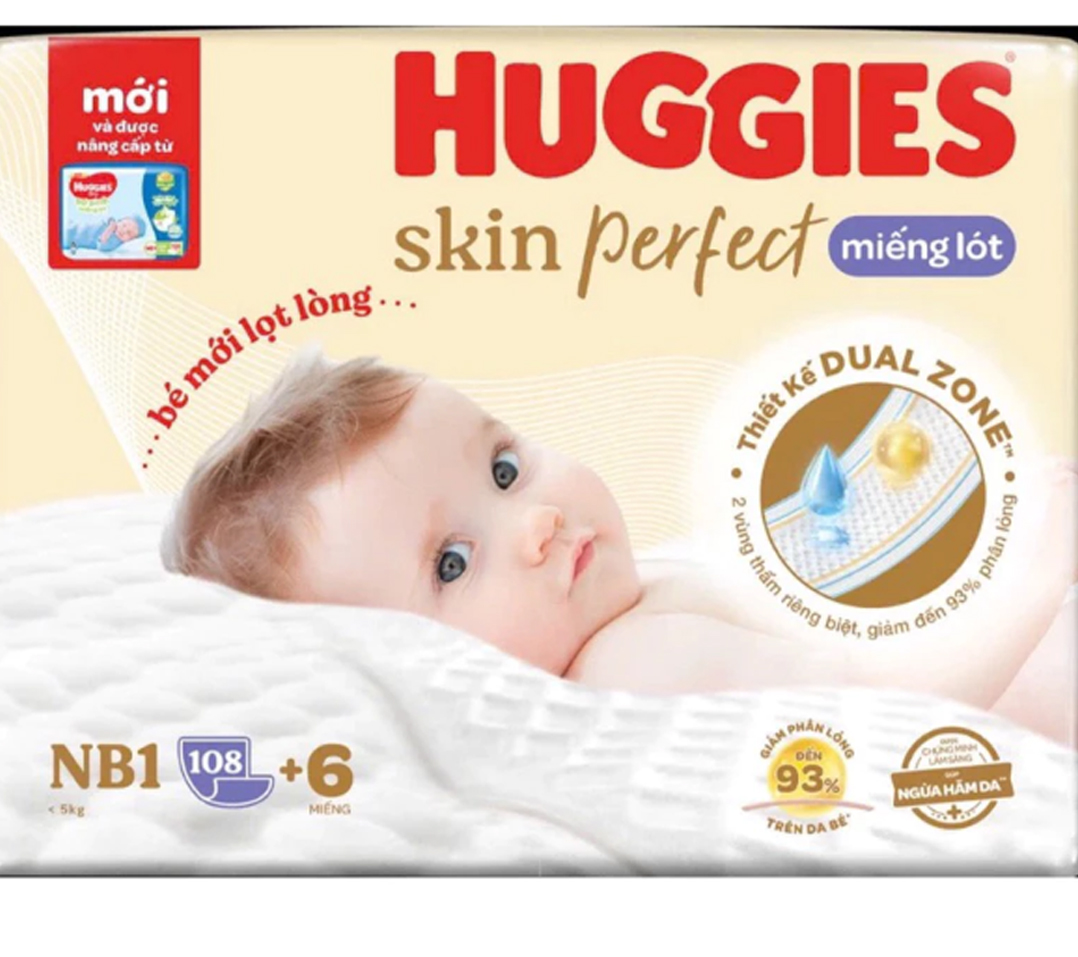 Tã dán Huggies M76/S80/L44/NB1-108