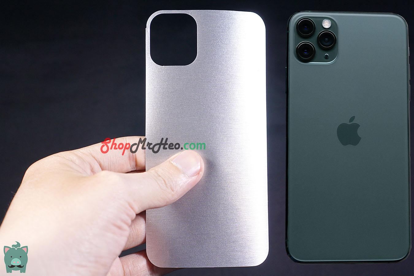 [HCM]Skin Dán Mặt Sau Lưng Vân Nhôm Iphone 11 - Iphone 11 Pro - Iphone 11 Pro Max