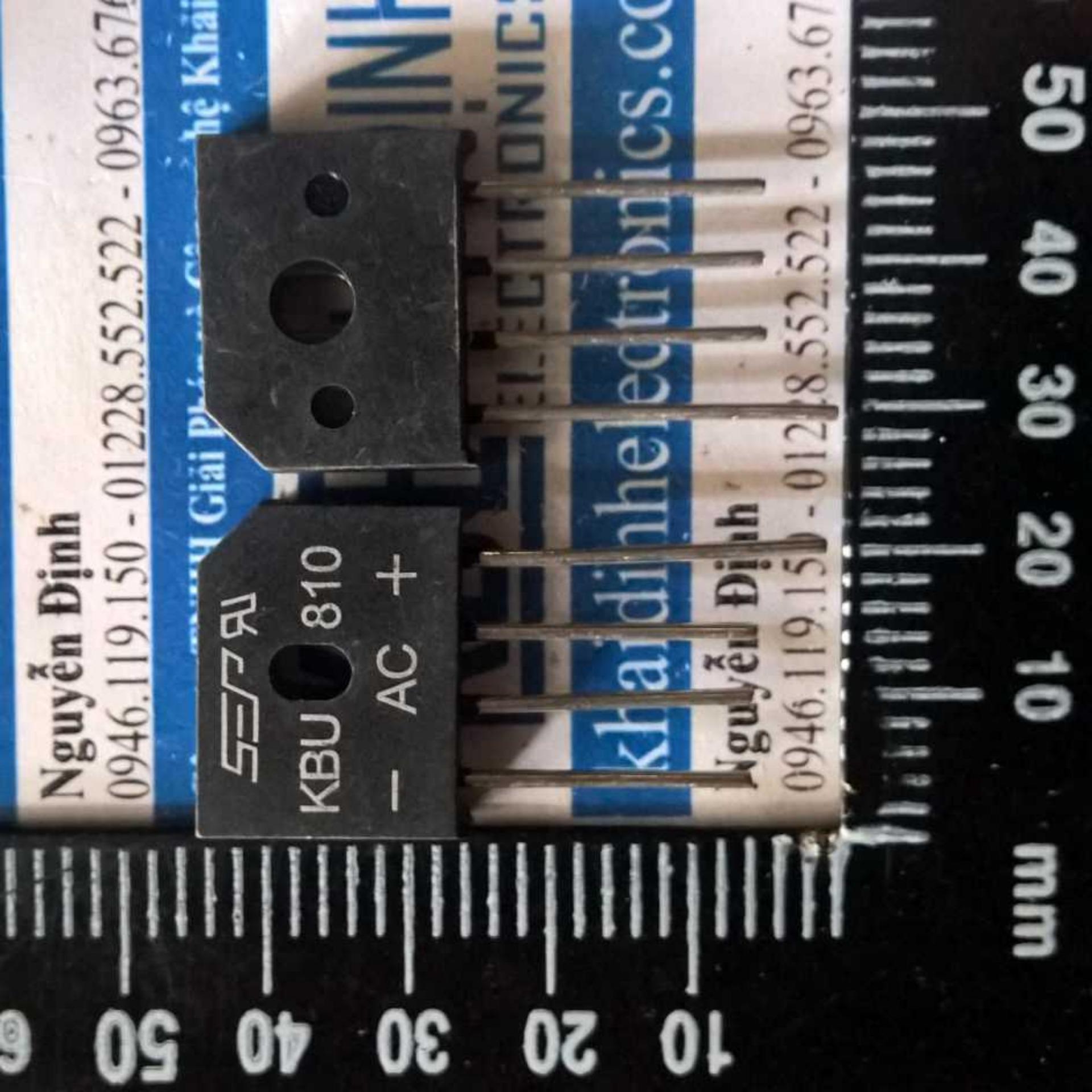 5 con Cầu diode đi ốt chỉnh lưu điện xoay chiều RS808 KBU810 8A 1000V 800V kde1499