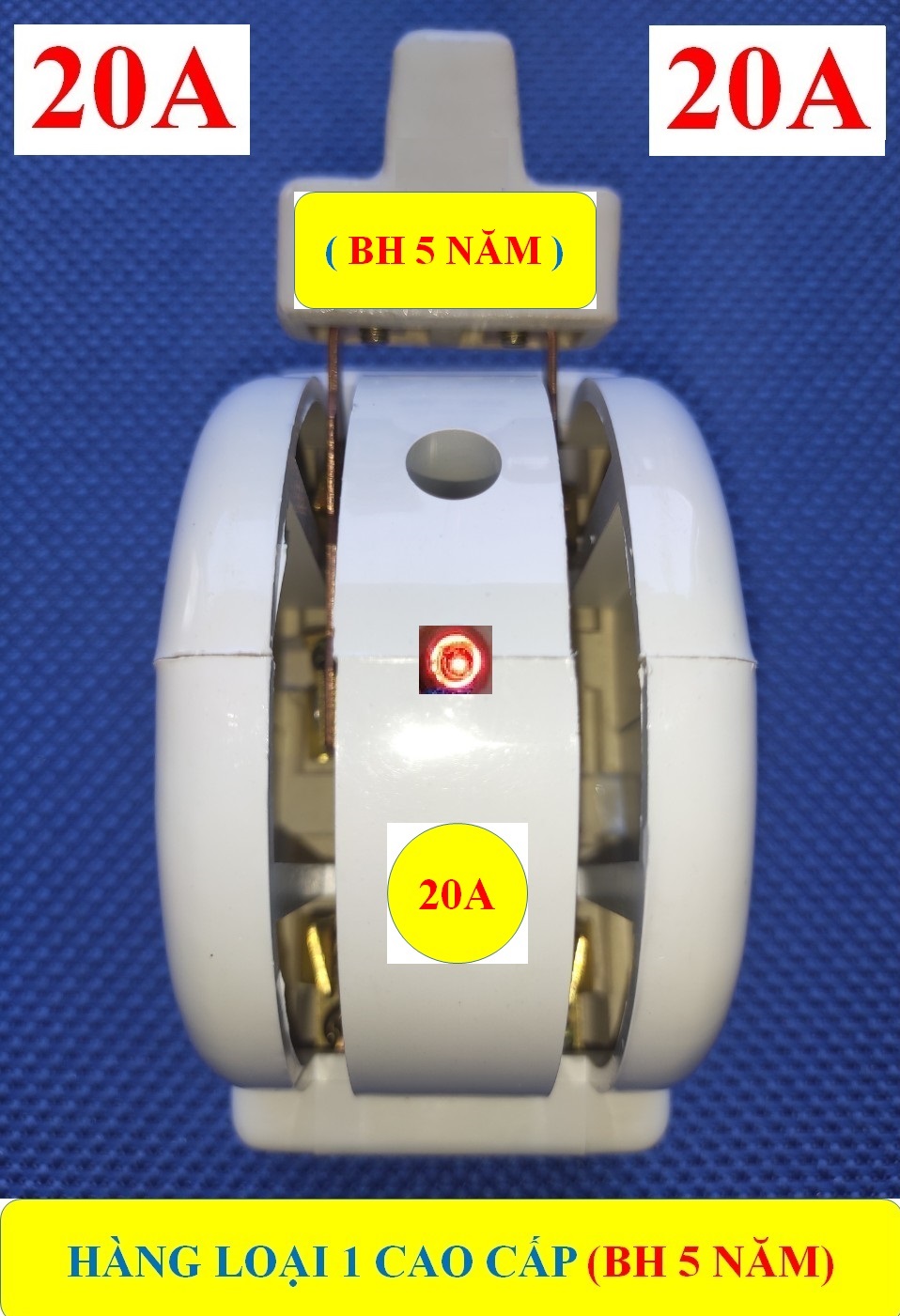 CẦU DAO ĐẢO SỨ 20A 2 PHA ĐẢO 2 CHIỀU (BH 5 NĂM) + Cực ĐỒNG TO đúc 100% HÀNG LOẠI 1 Cao Cấp (bộ 1 sản phẩm)