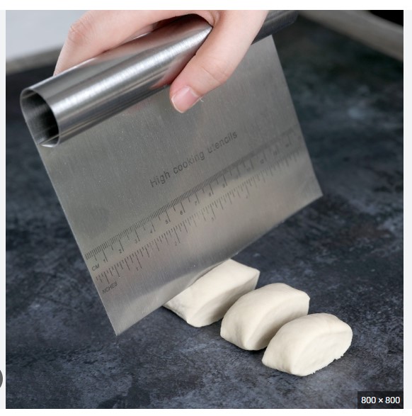 Dao chia bột inox có chia vạch