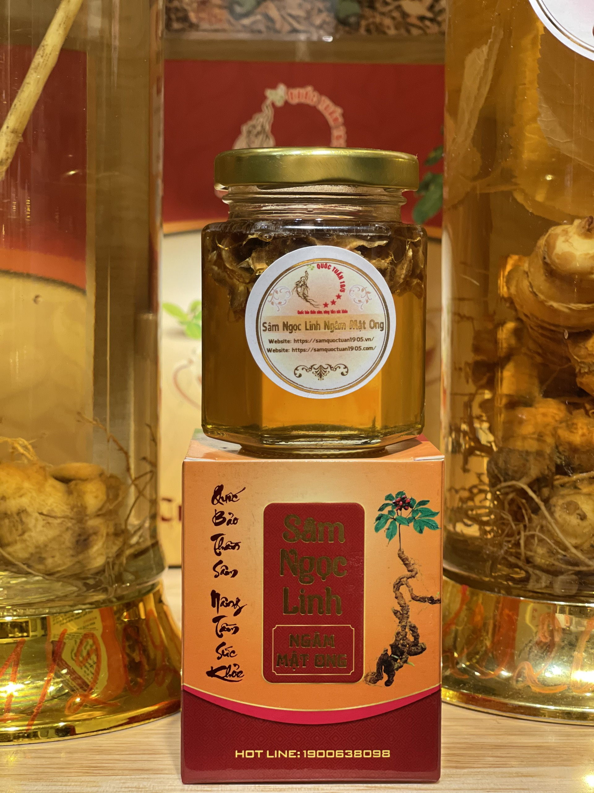 Sâm Ngọc Linh ngâm mật ong lọ 100ml