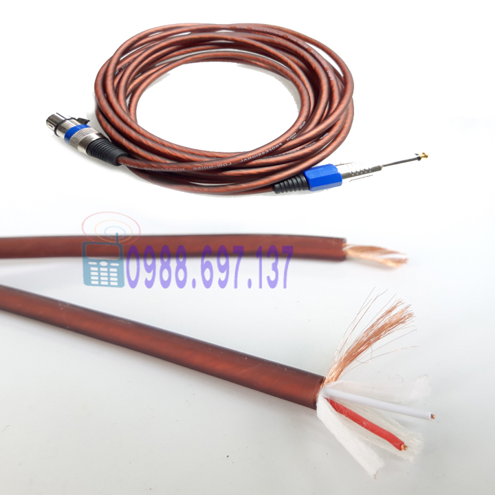 Bộ dây micro 7 mét cho micro karaoke - micro có dây 7m