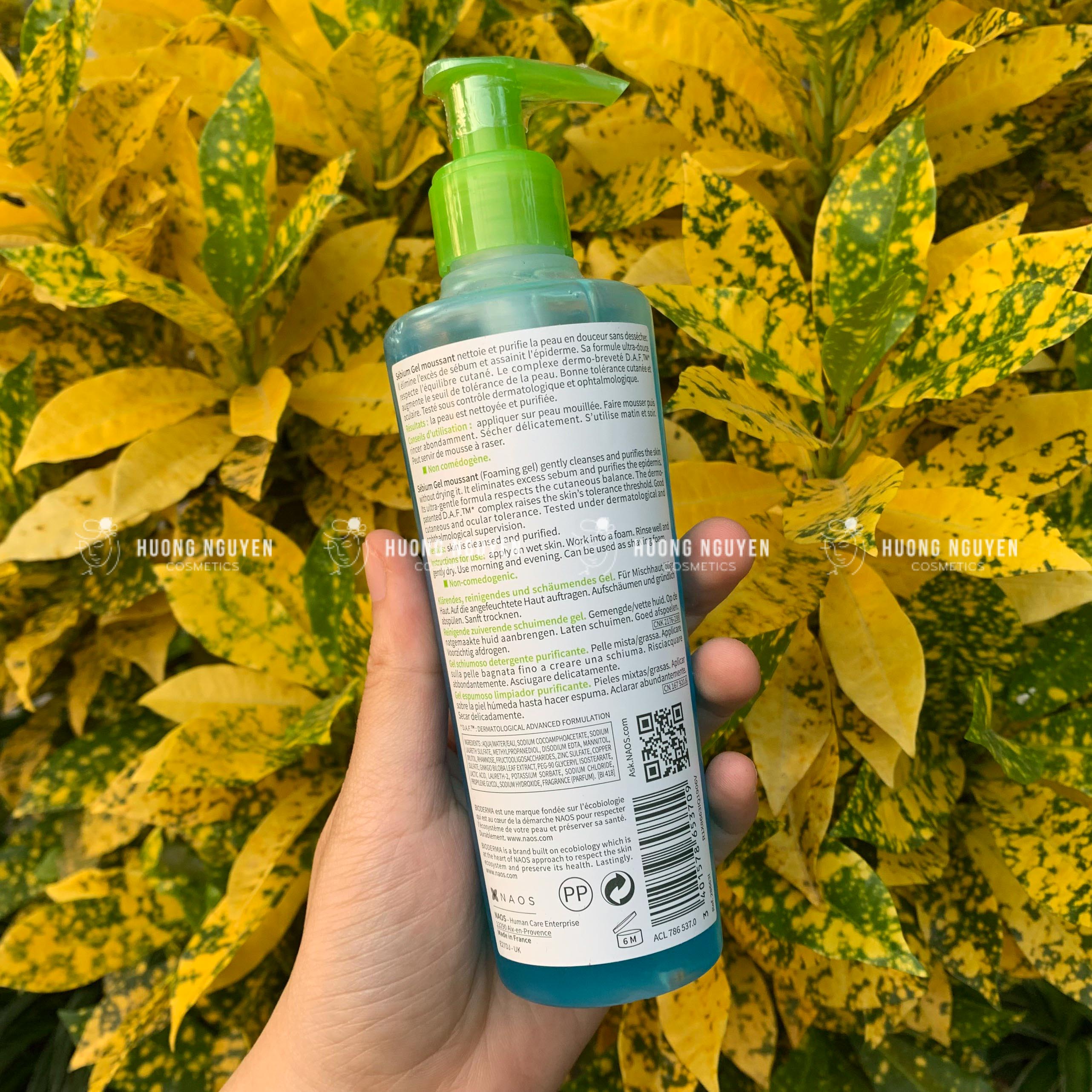 Sữa Rửa Mặt Bioderma Sebium Gel Moussant 200ml