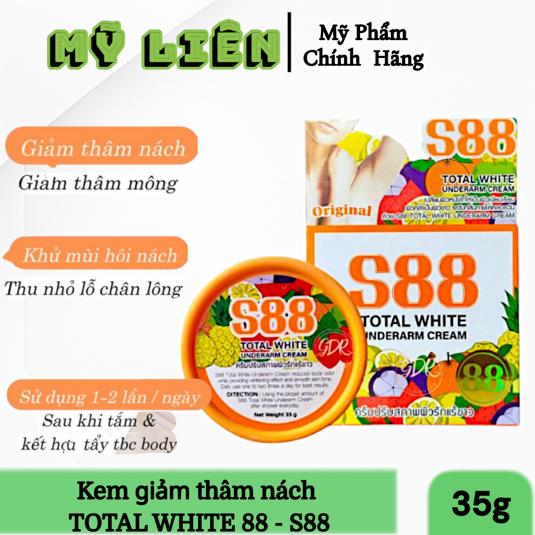 Kem xóa thâm nách S88 Total - 88 Total White Thailand