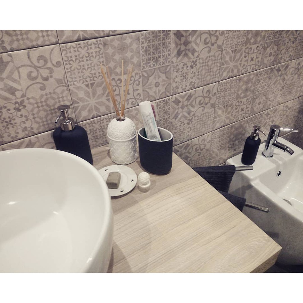 Bình sứ đựng xà phòng, nước rửa tay Ekoln IKEA
