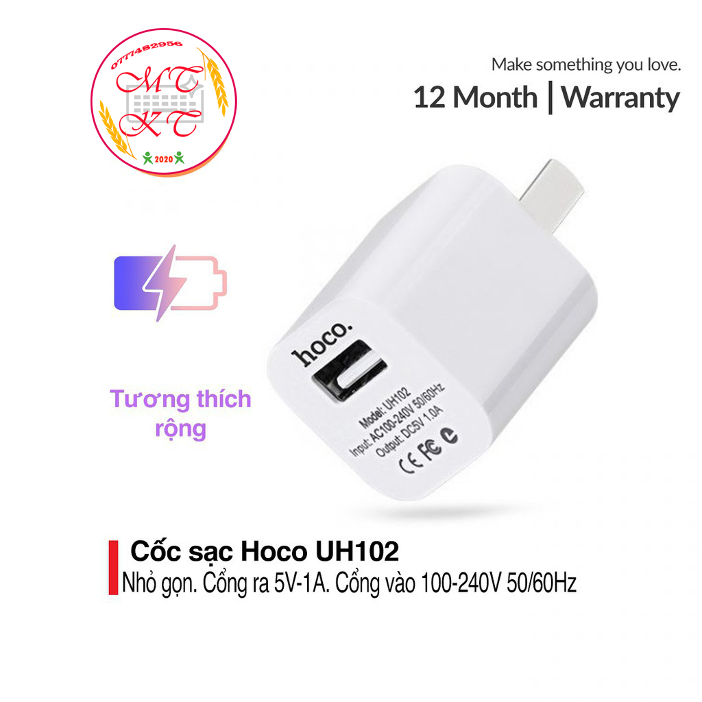 Củ sạc HOCO UH102 Chính Hãng Cao Cấp